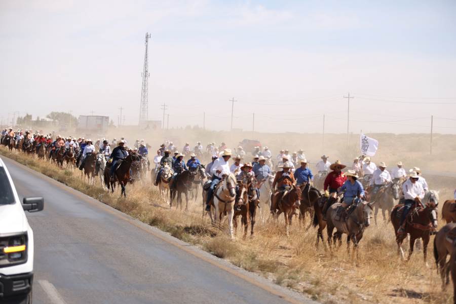 Arrancó en Ciudad Juárez la XIX edición de la Cabalgata Villista
