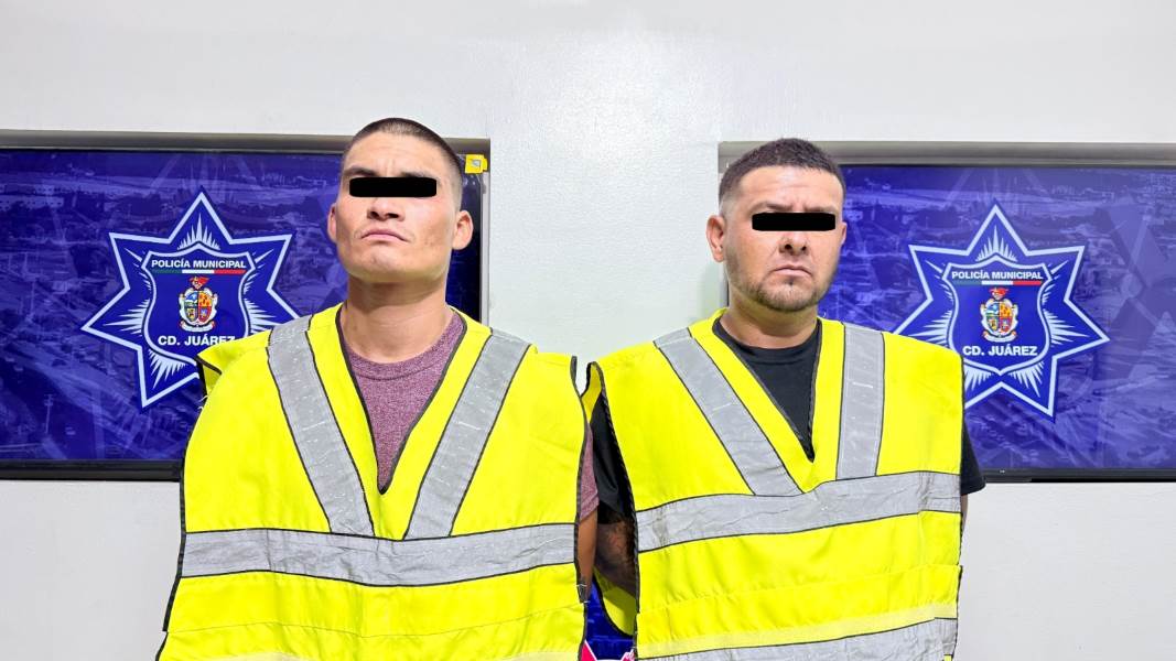 Detienen a presuntos ladrones de comercios en Ciudad Juárez