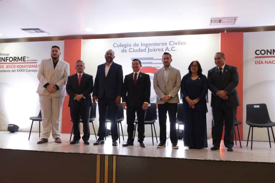 Ortiz Orpinel reconoce aportación del Colegio de Ingenieros Civiles al desarrollo de Ciudad Juárez