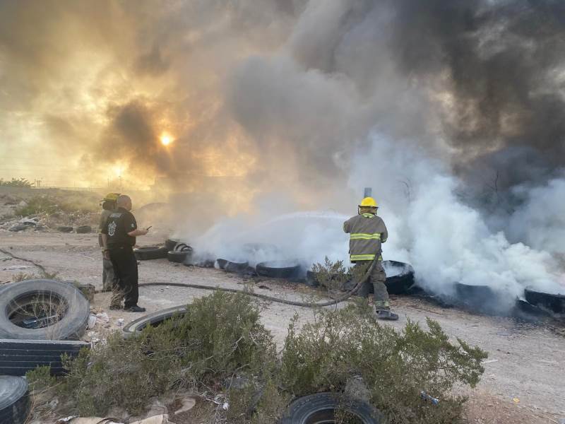 SSPM despliega operativo tras denuncia de incendios en recicladoras de Ciudad Juárez