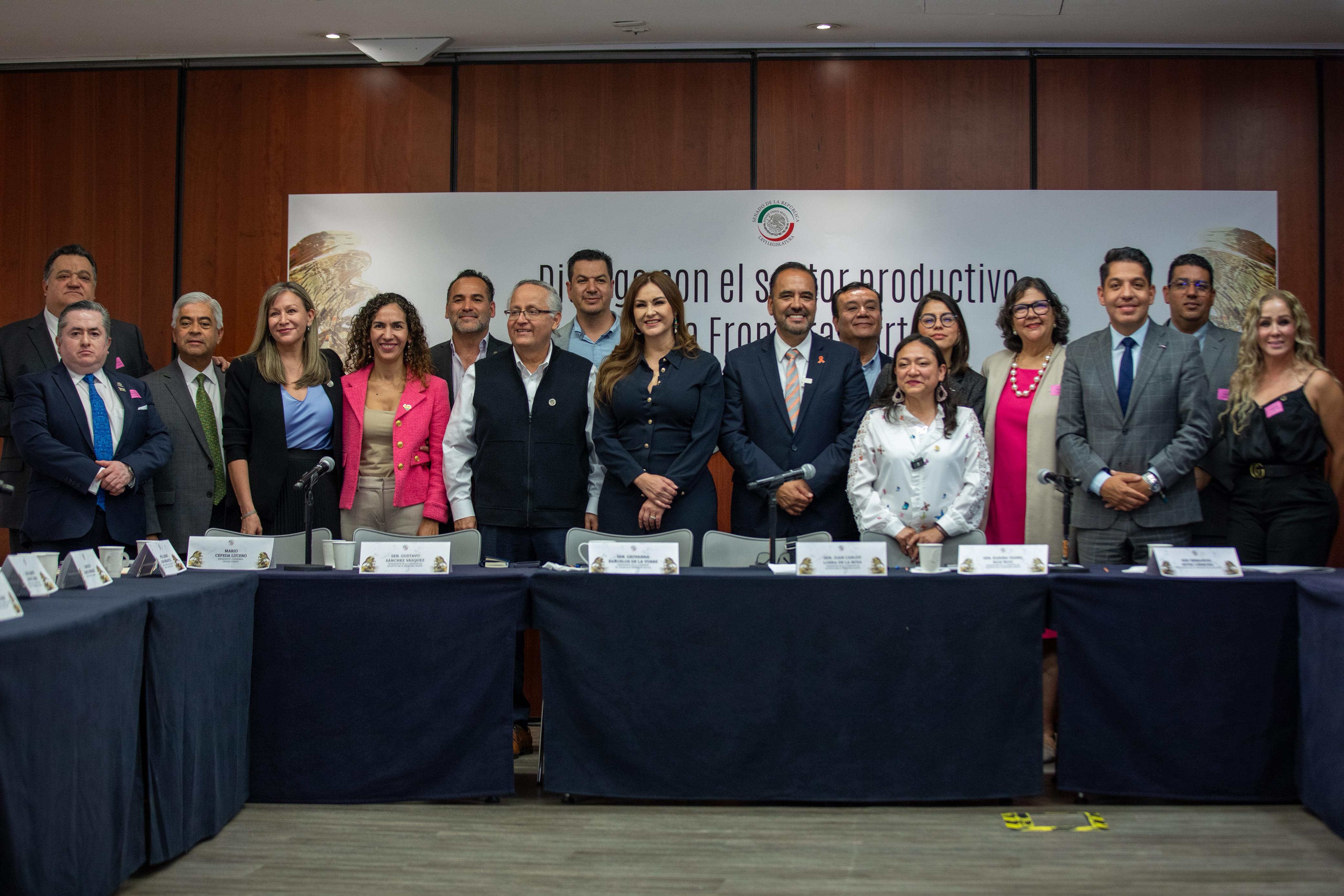 Exponen empresarios diversas inquietudes ante senadores.