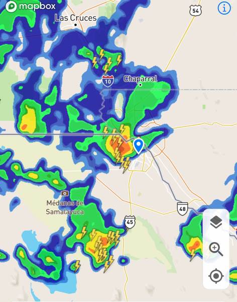 Emiten alerta preventiva por tormenta generalizada en Ciudad Juárez