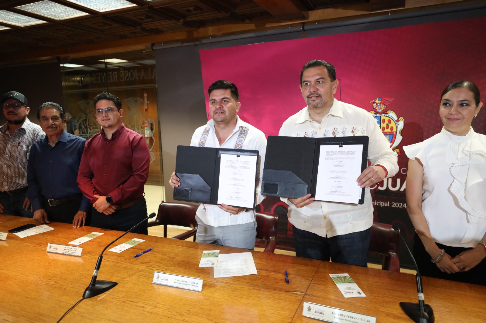 Municipios firman convenio para transferencia de tecnología agrícola.