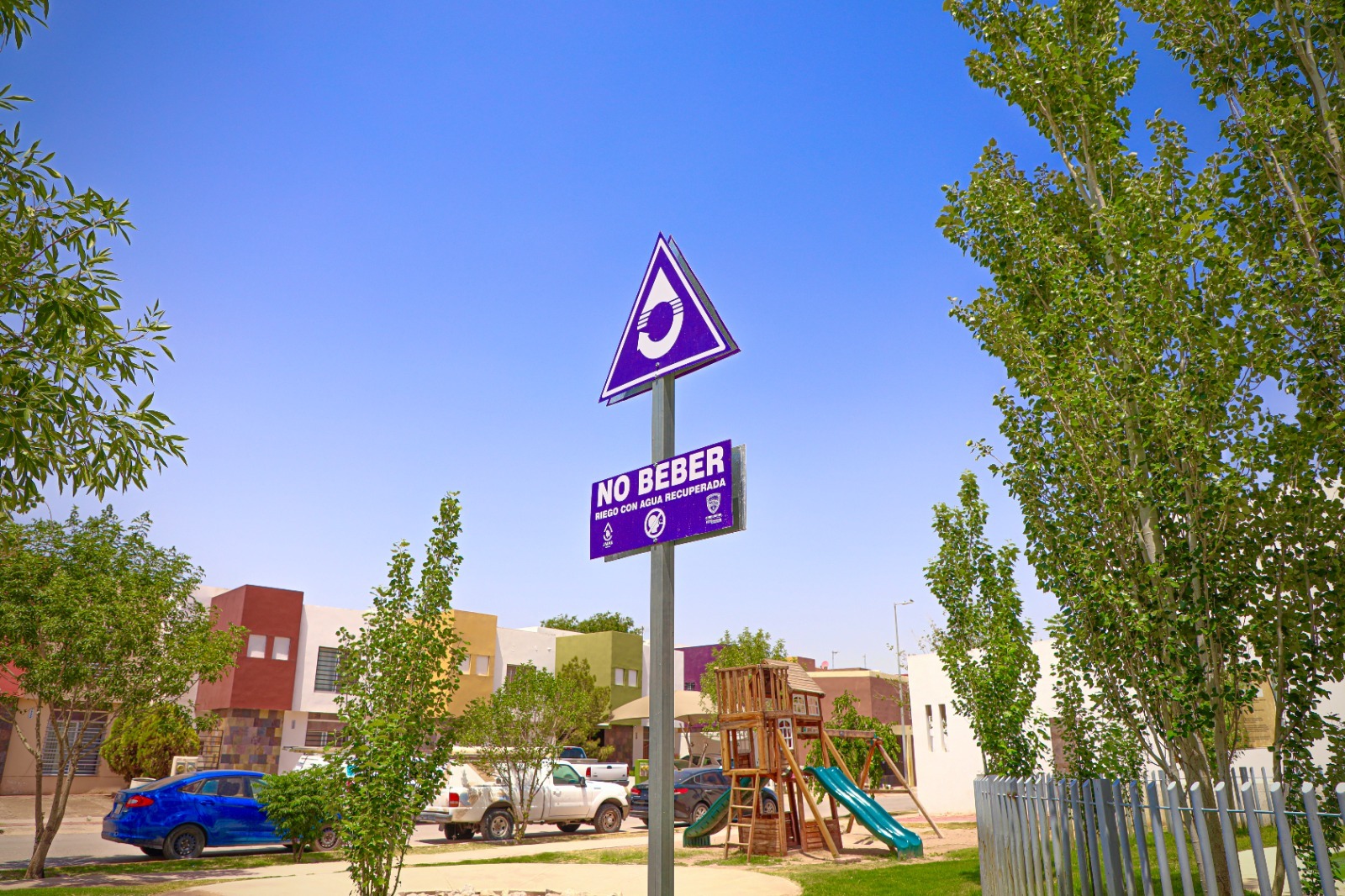 Resalta JMAS beneficios de regar con agua de la Línea Morada