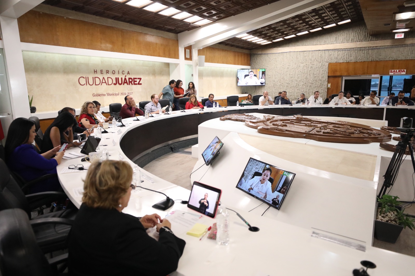 Afinan regidores agenda de trabajo para próxima Sesión de Cabildo.
