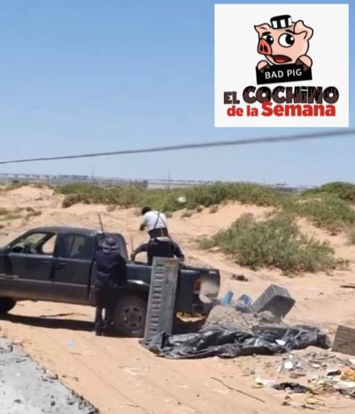 Buscan identificar a personas captadas tirando basura en la vía pública