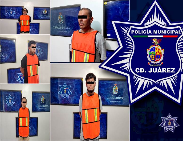 Captura SSPM a cinco personas con órdenes de aprehensión vigentes en distintos sectores de la ciudad