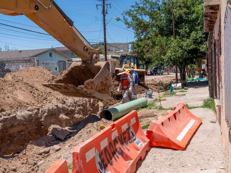 Repara JMAS hundimiento de colector en la colonia Anáhuac