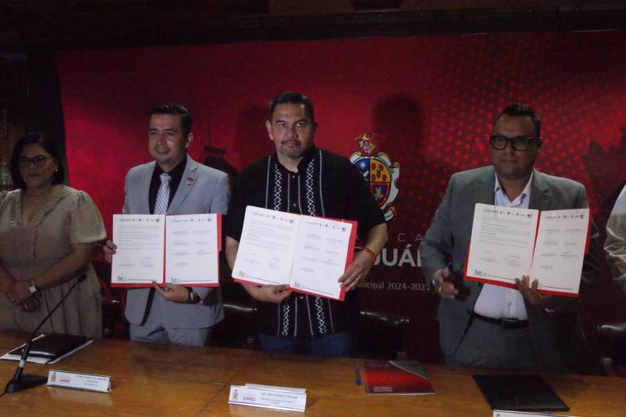 Firman convenio de colaboración Gobierno Municipal y el Tecnológico Nacional de México campus Juárez