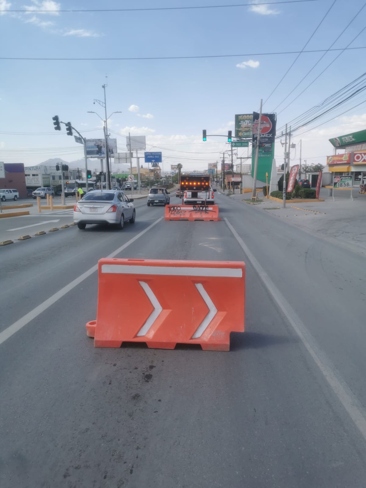 Advierten de cierres viales por reparación de hundimientos en la ciudad