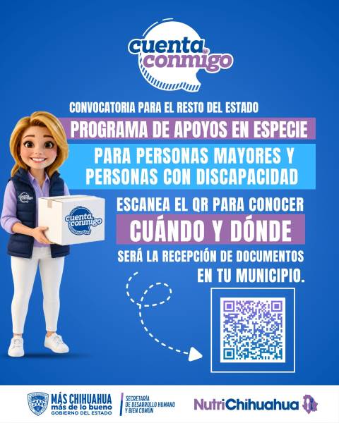 Inicia recepción de documentos para programas alimentarios de NutriChihuahua