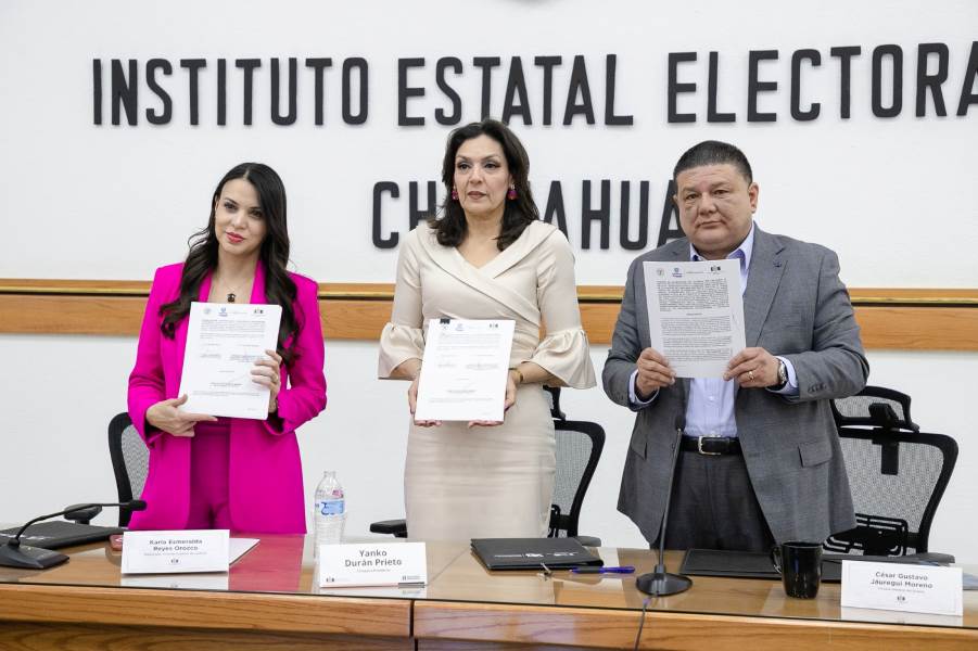Firma IEE convenio CON FGE para dar cumplimiento a la Ley #8de8