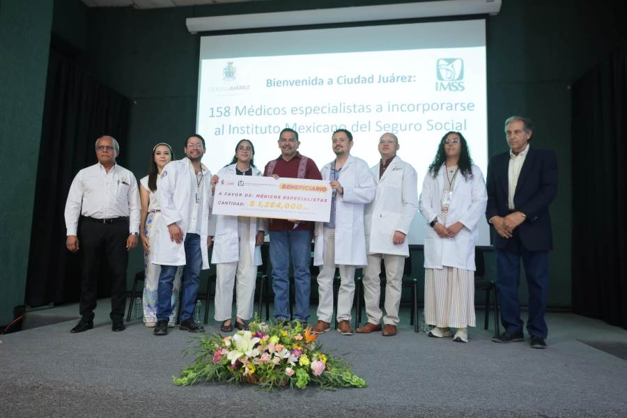 Dan bienvenida a 158 médicos especialistas que se integran al IMSS en Juárez