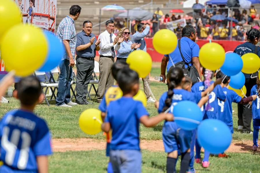 Inauguran torneo “Mundialito 2026” con participación de más de 500 niñas y niños