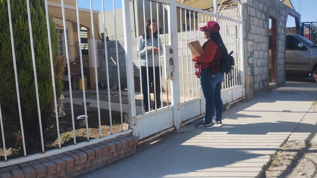 Con campaña de información invitan a la novena cruzada en Parajes del Oriente