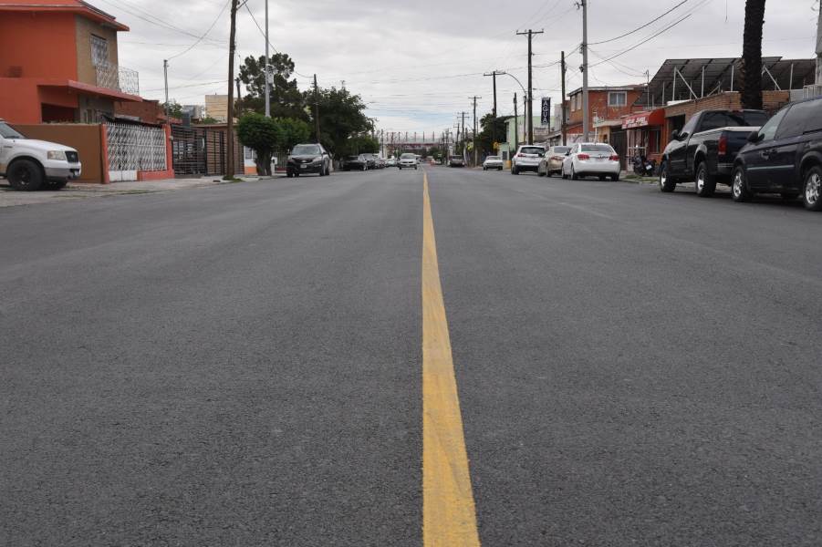 Completan repavimentación de la calle Colombia