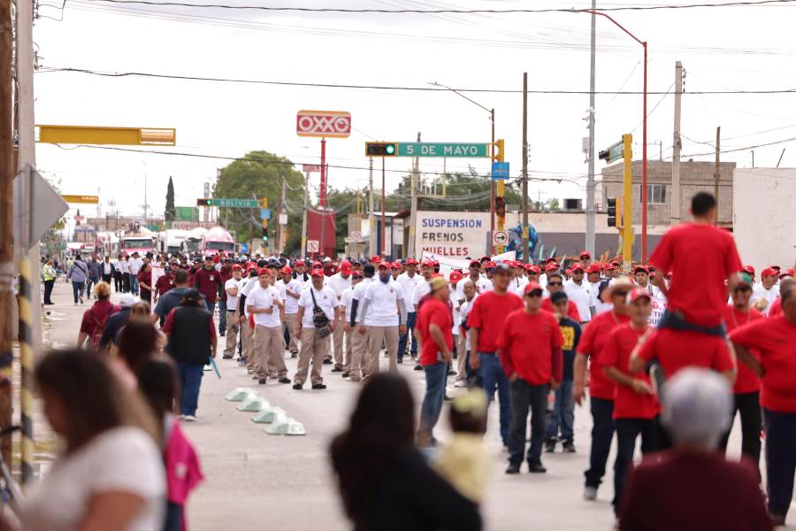 Encabezó alcalde desfile del Día del Trabajo en Ciudad Juárez