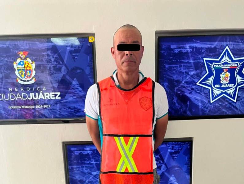 Detienen a hombre acusado de robar una camioneta en la colonia El Mezquital