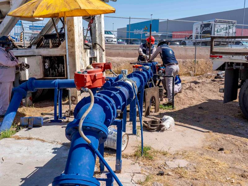 Realiza JMAS mantenimiento en pozos para reforzar suministro de agua en temporada de calor