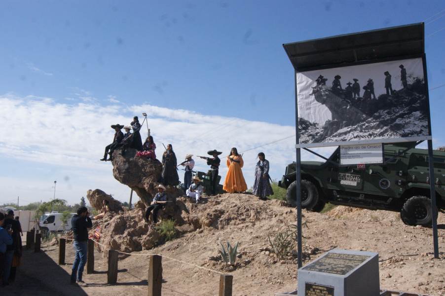 Conmemoran el 115 aniversario de La Toma de Ciudad Juárez con representación histórica