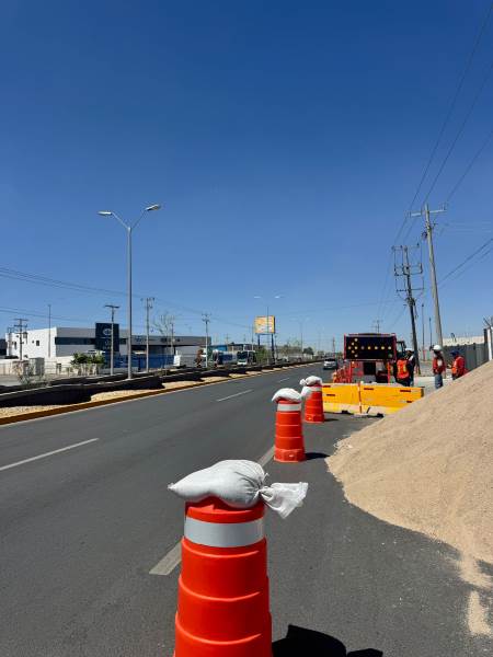 Alertan por obras de conexión de agua en avenida Tecnológico