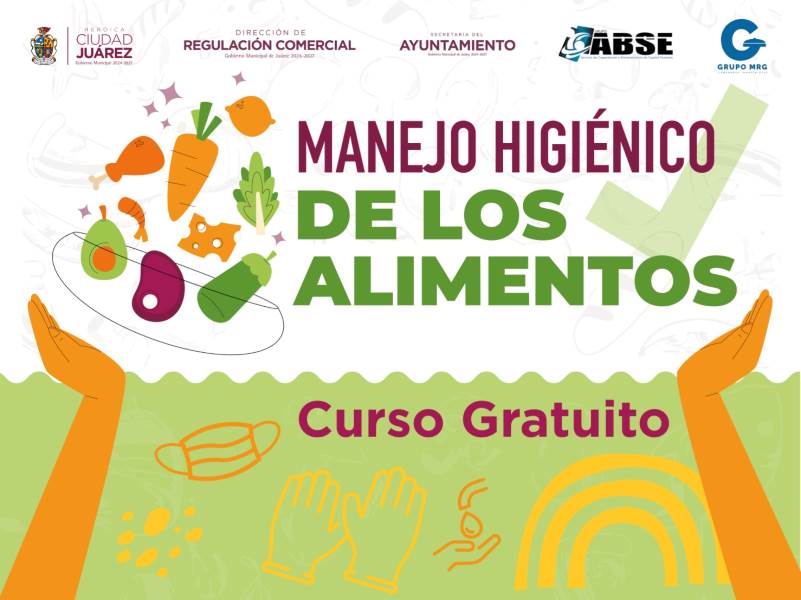 Regulación Comercial impartirá curso gratuito de manejo higiénico de alimentos
