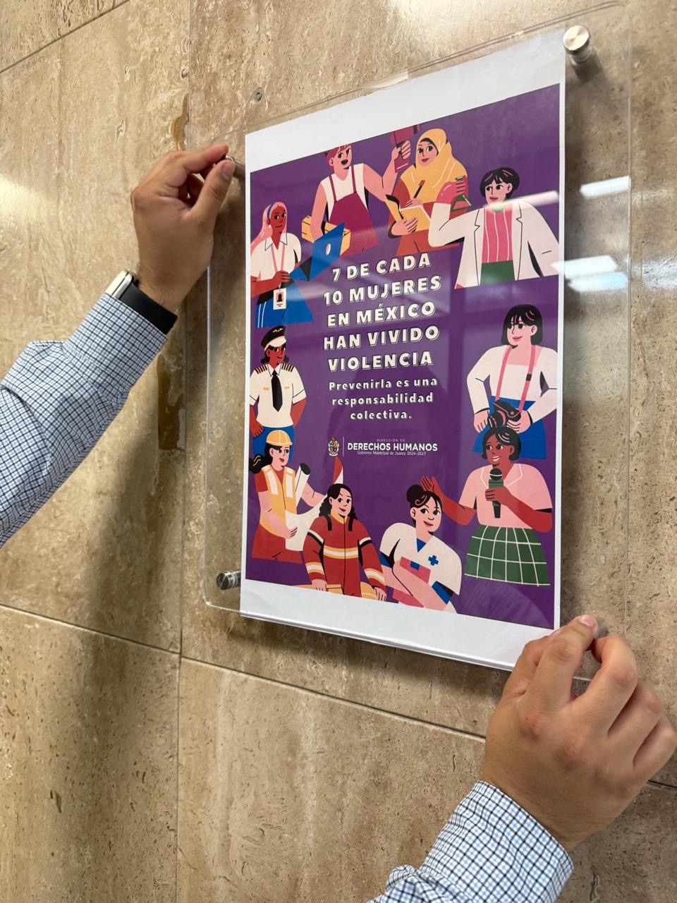 Promueven derechos humanos por Día de la Mujer.