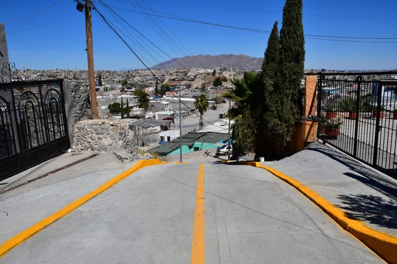 Terminan obras de pavimentación de la calle Islas Canarias.