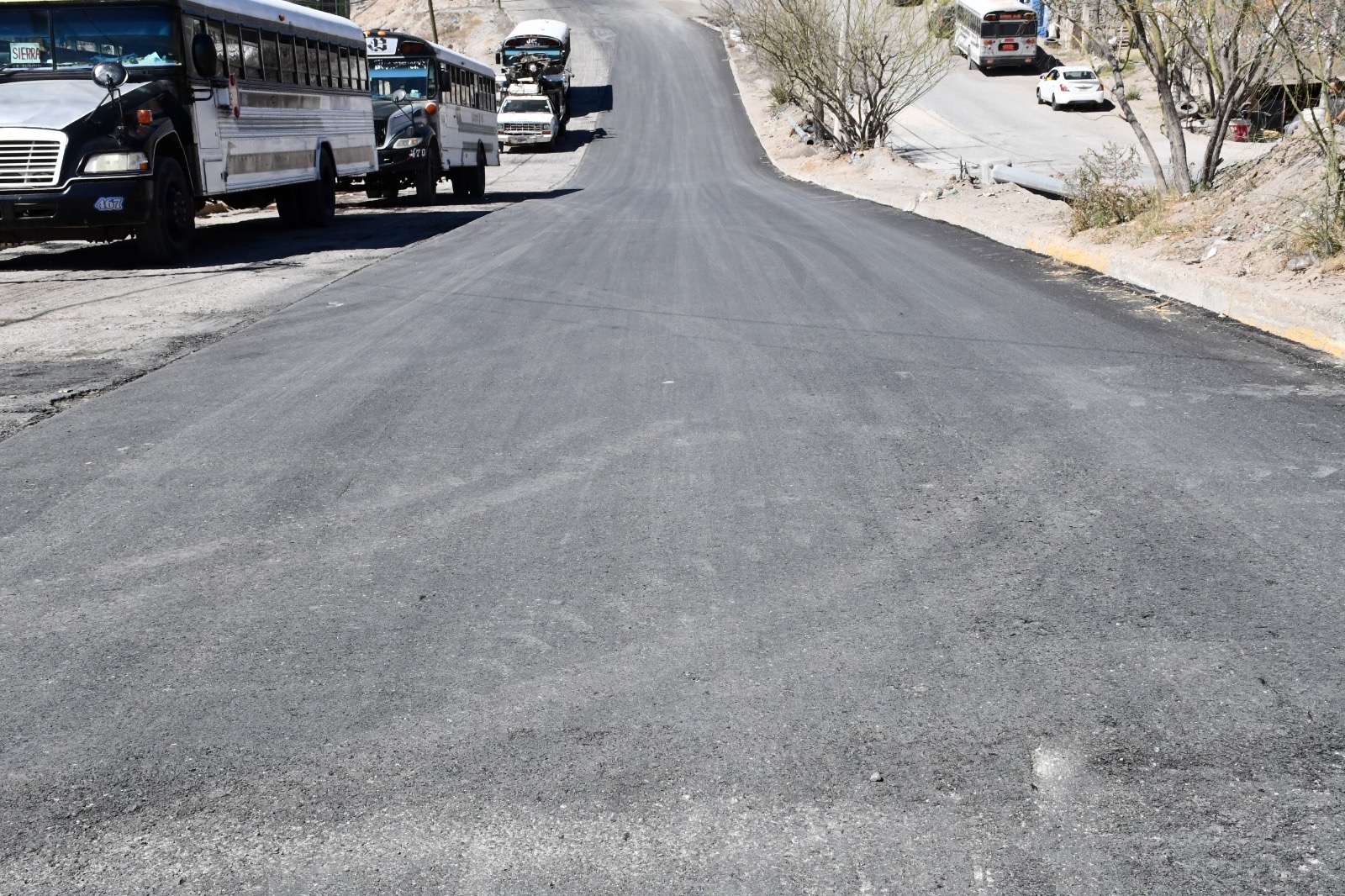 Terminan repavimentación de la calle Mariano Escobedo.