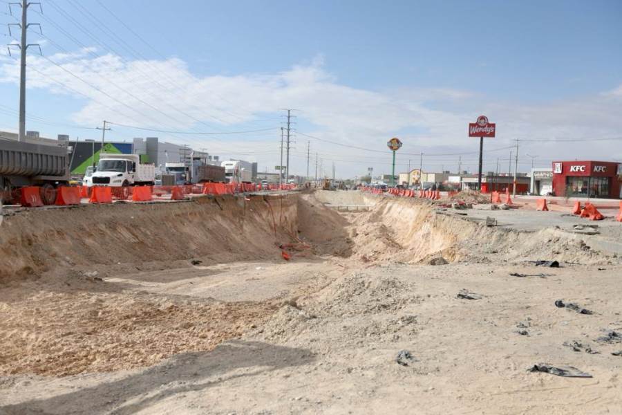 Avance de un 15 por ciento registra la construcción del distribuidor vial Talamás – Independencia