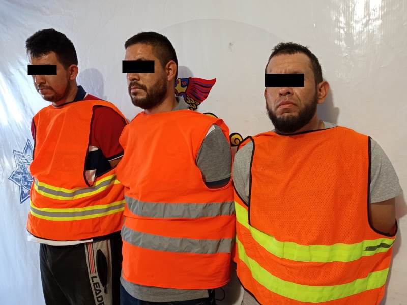Arrestan a tres sujetos por homicidio en grado de tentativa