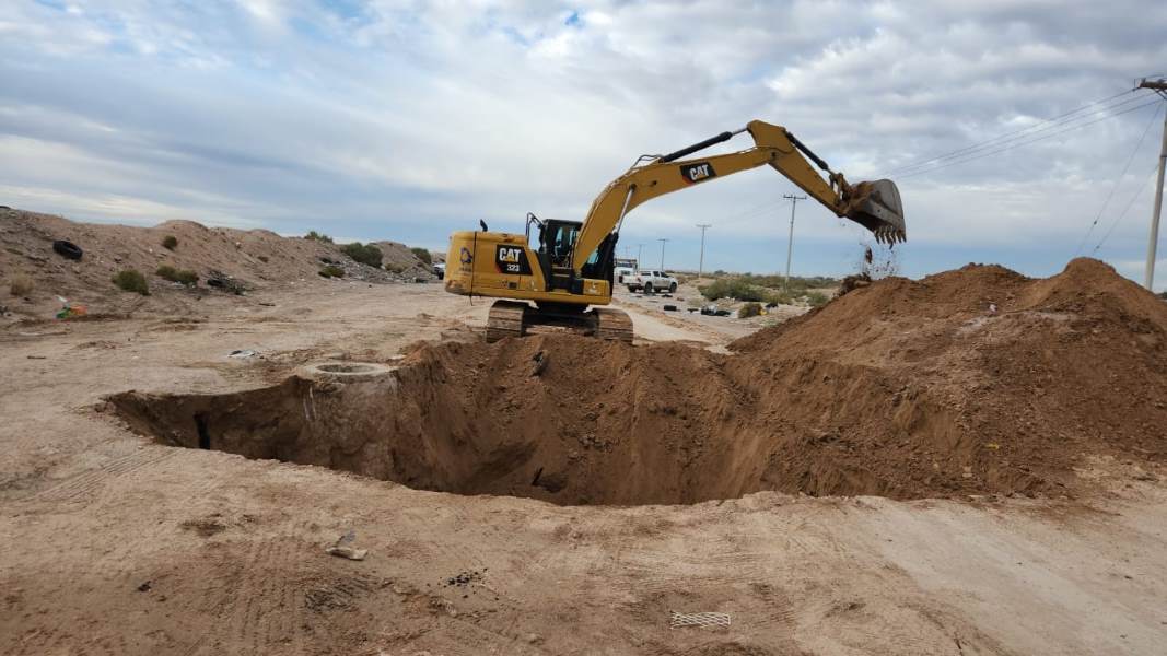 Taponamiento de colector en Laguna de Patos es grave
