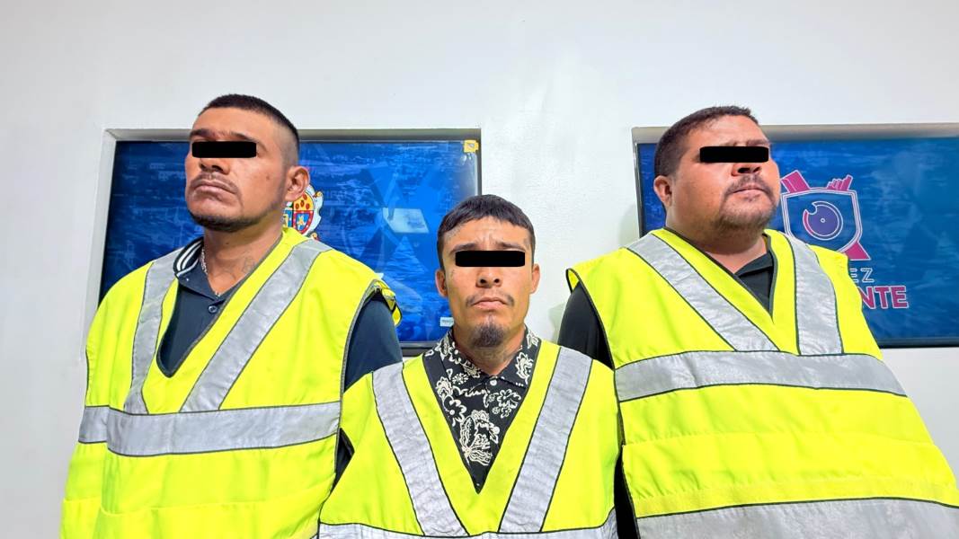 Detienen a tres hombres por intento de homicidio y portación ilegal de armas en Ciudad Juárez