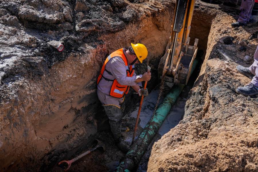 Concluyó la JMAS reparación de hundimiento en colonia Bellavista