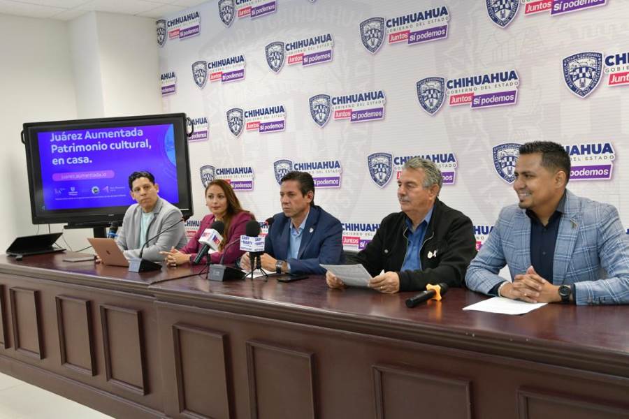 Presenta Estado la aplicación Juárez Aumentada'