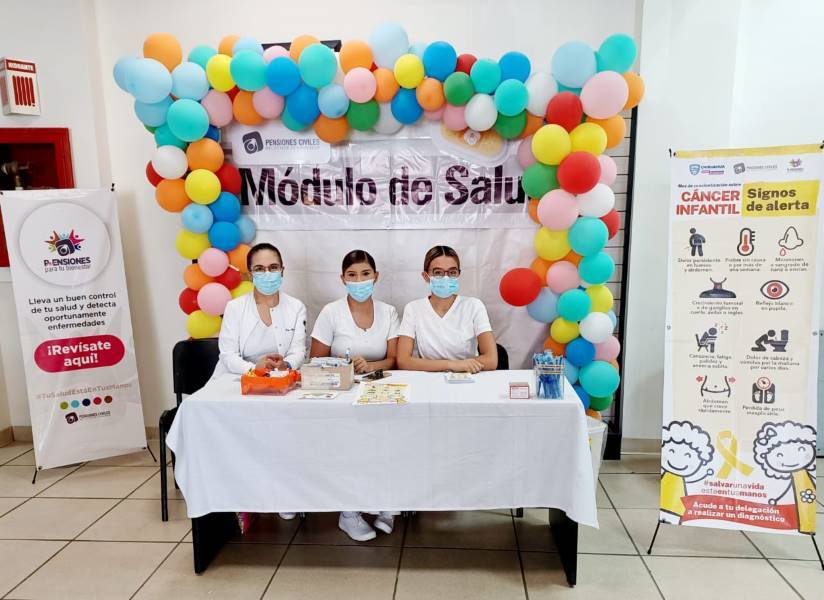 Pensiones Civiles se suma a la campaña y acciones del mes de concientización del cáncer infantil