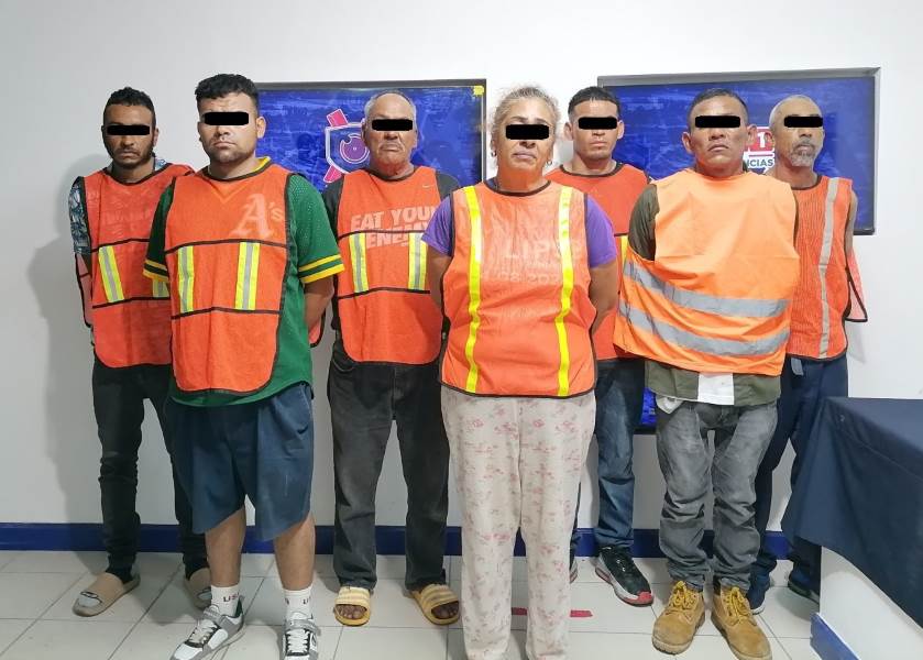 Policías Municipales detienen a siete personas y una adolescente acusadas por el delito de secuestro