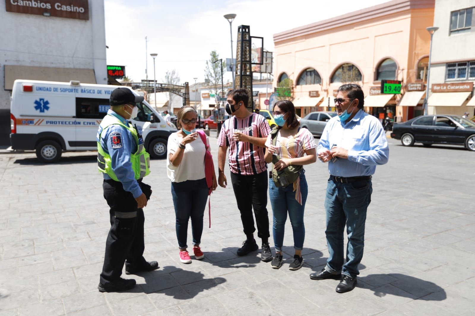 Ligera disminución de las elevadas temperaturas por fuertes rachas de viento