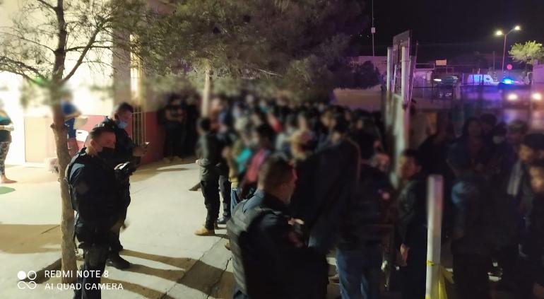 Por enésima ocasión, elementos de seguridad publica, lograron rescatar a migrantes “retenidos”