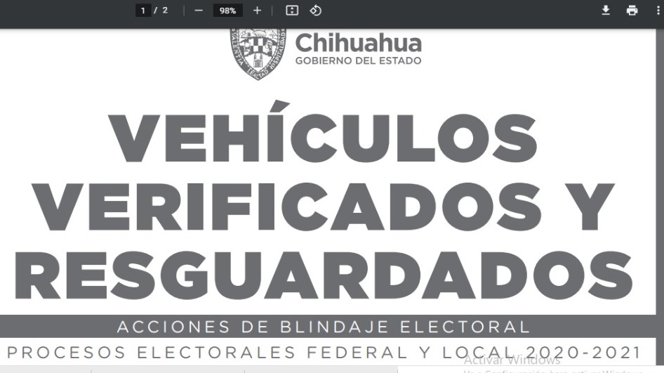 Resguardan vehículos y edificios de Gobierno del Estado por proceso electoral
