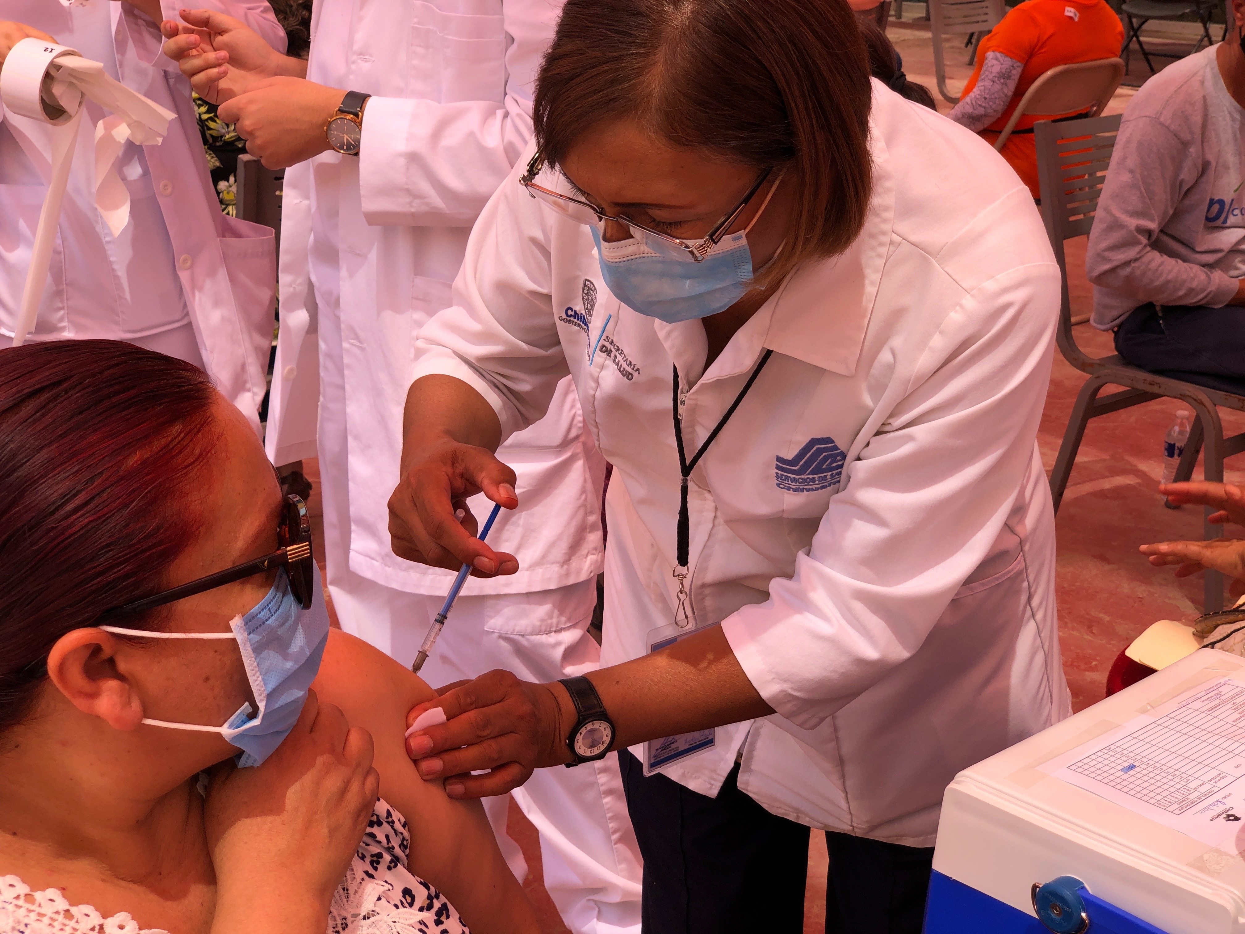 Lunes arranca segunda dosis Pfizer a población de 50-59 años de edad en Juárez