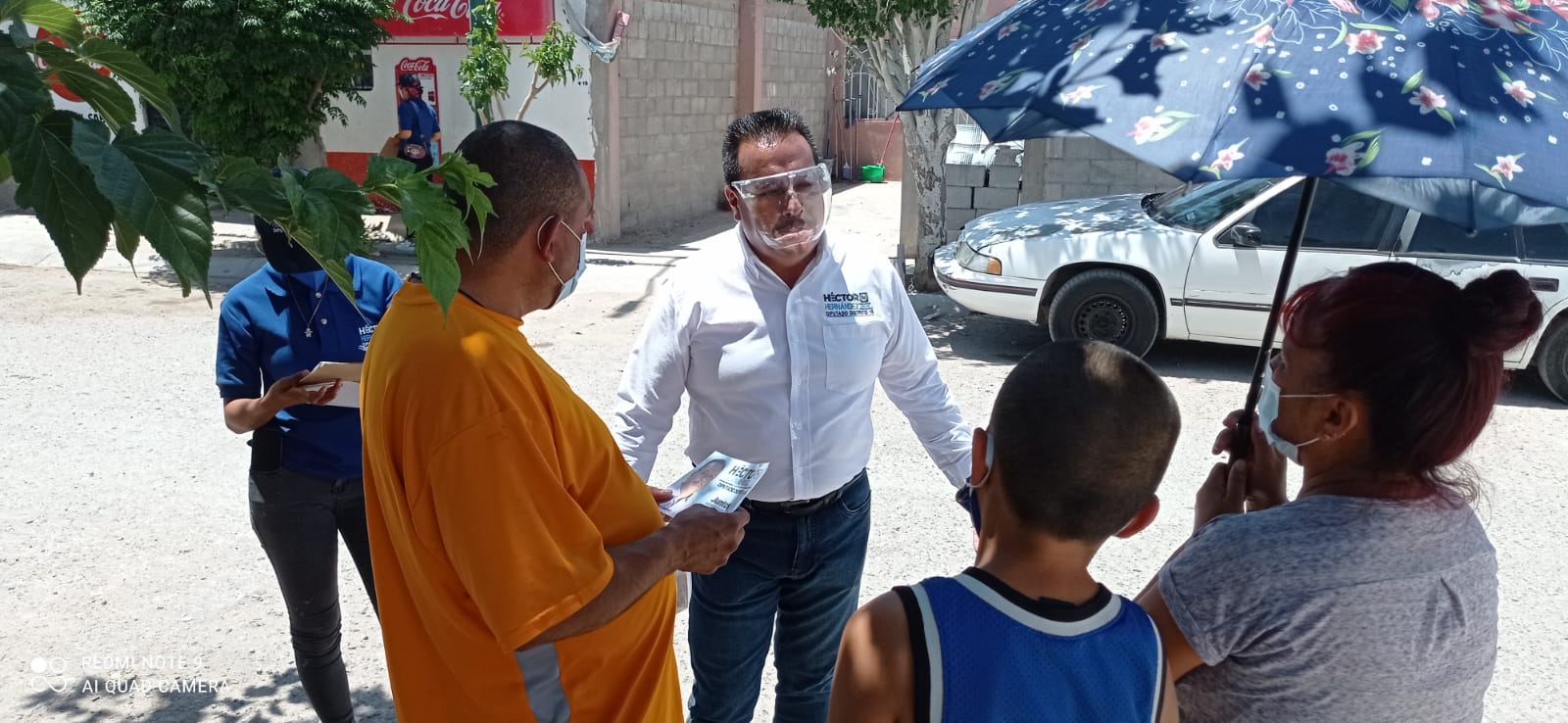 Recorre Héctor Hernández  diversas colonias del sur oriente