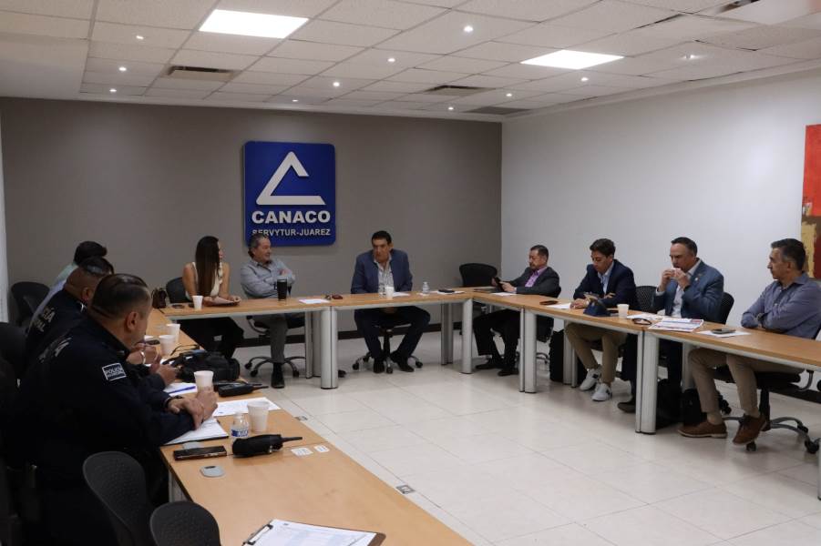 SSPM y empresarios revisan estrategias de seguridad en corredores comerciales